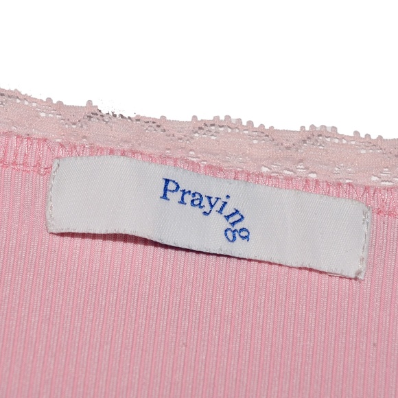 Praying 'No Thoughts' Long Sleeve Shirt - Picture 4 of 7